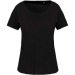 Product thumbnail Women's organic short-sleeved collar t-shirt - kariban 1
