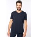 Product thumbnail Men's organic short-sleeved collar t-shirt - kariban 2