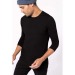 Men's long-sleeved round neck T-shirt - kariban wholesaler
