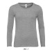 Women's T-shirt with round neck, long sleeves, sol's colour - majestic - 11425c wholesaler