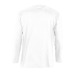 White 150g long sleeve round neck t-shirt sol's - monarch - 11420b wholesaler