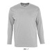 SOL'S 150g round neck long sleeve T-shirt - Monarch wholesaler