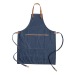 Product thumbnail Chef's apron in thick canvas 1