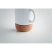 Mug en céramique avec base en liège 300ml, mug avec impression photo quadri promotional
