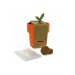 Hot-but-cool coffee cup with cherry tomato seeds, Seed sachet promotional