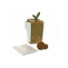 Hot-but-cool coffee cup with cherry tomato seeds, Seed sachet promotional