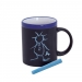 Mug ardoise bicolore, mug ardoise promotional
