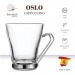 Product thumbnail Glass cup 22cl oslo cappuccino 4