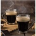 Tasse en verre 22cl avec armature, Mug en verre promotional