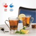 Product thumbnail Glass cup 22cl oslo cappuccino 3