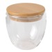 Double wall glass cup 25cl wholesaler