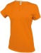 Product thumbnail Women's short-sleeved V-neck T-shirt Kariban  1