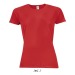 Raglan sleeved sporty women's t-shirt - color wholesaler