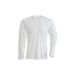 Product thumbnail Men's long sleeve V-neck T-shirt Kariban  0