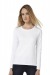 Women's basic and modern long sleeve t-shirt - White - B&C wholesaler