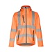 Product thumbnail THC ZAGREB WORK. Men's high visibility technical softshell with removable hood 4