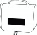 Product thumbnail Foldable toilet bag with 3 compartments to hang up 1