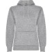 Product thumbnail URBAN WOMAN - Women's close-fitting sweatshirt with contrast lined hood and drawstring and kangaroo pocket 5