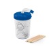 Travel glass, cup with straw promotional