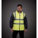 high-visibility padded jacket with detachable sleeves - yoko wholesaler