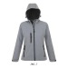 Product thumbnail Women's softshell hooded jacket sol's - replay - 46802 2