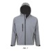 Product thumbnail Sol's men's softshell hooded jacket - Replay 2