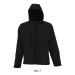Sol's men's softshell hooded jacket - Replay, Softshell and neoprene jacket promotional