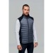 Sleeveless bi-material sports jacket wholesaler