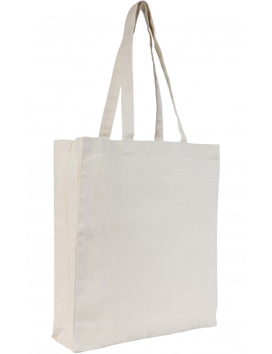 Cotton bag with gussets