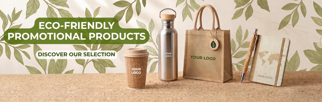Eco-friendly personalized promotional items