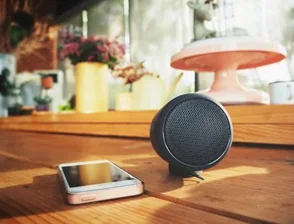 Photo of advertising Bluetooth speaker
