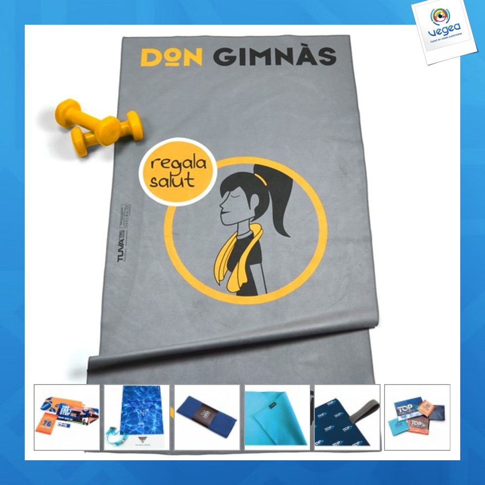 Microfiber towel 50x100cm quadri