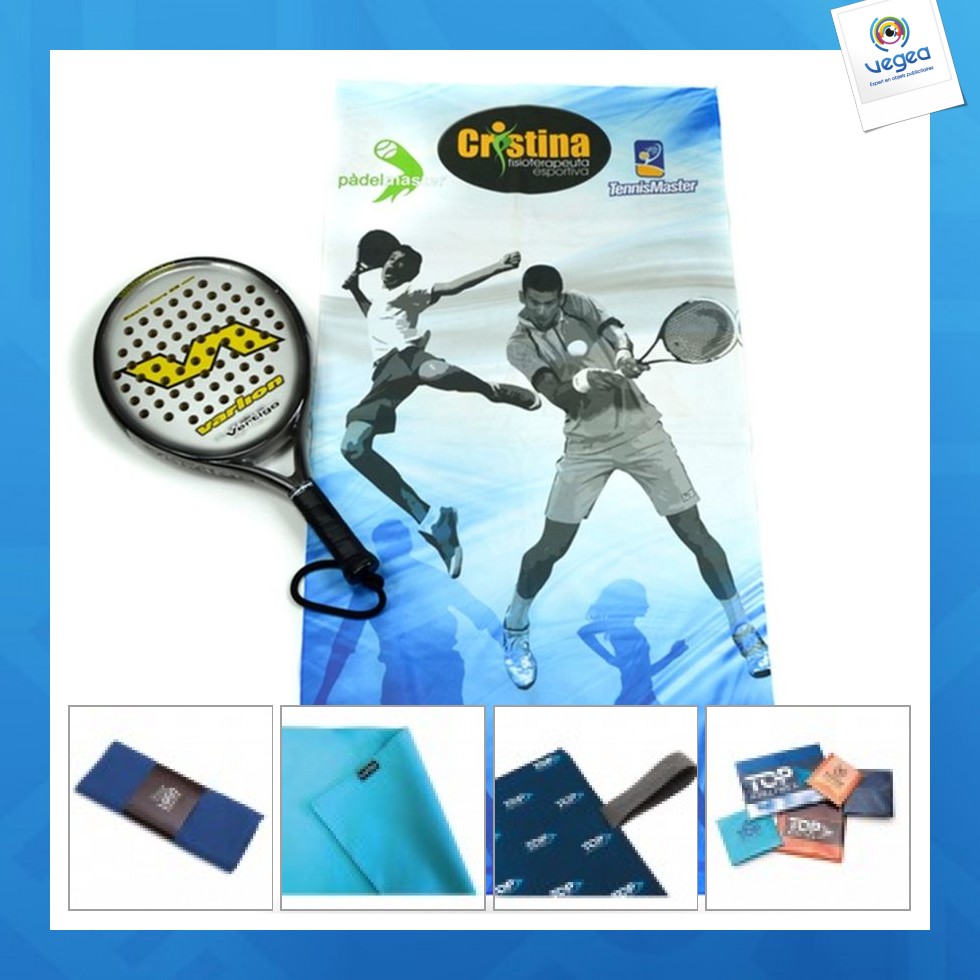 Microfiber towel 75x150cm quadri