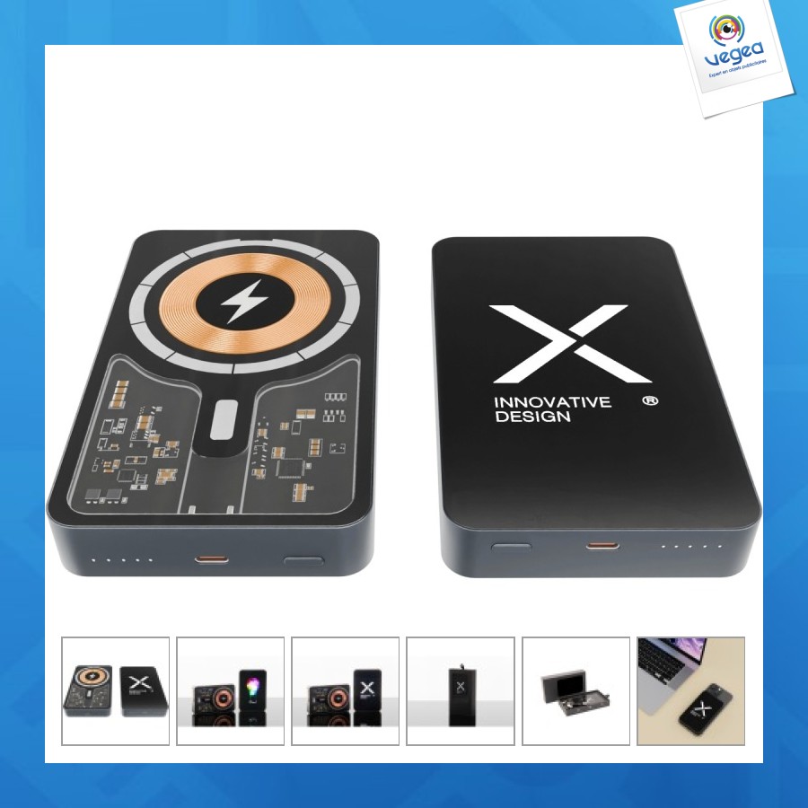 Batterie personnalisée externe 15w magsafe 10000 import