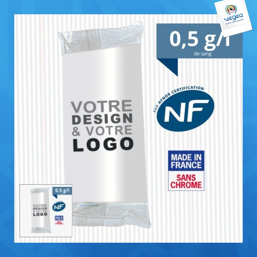 0.5 g/l disposable breathalyzer, customizable