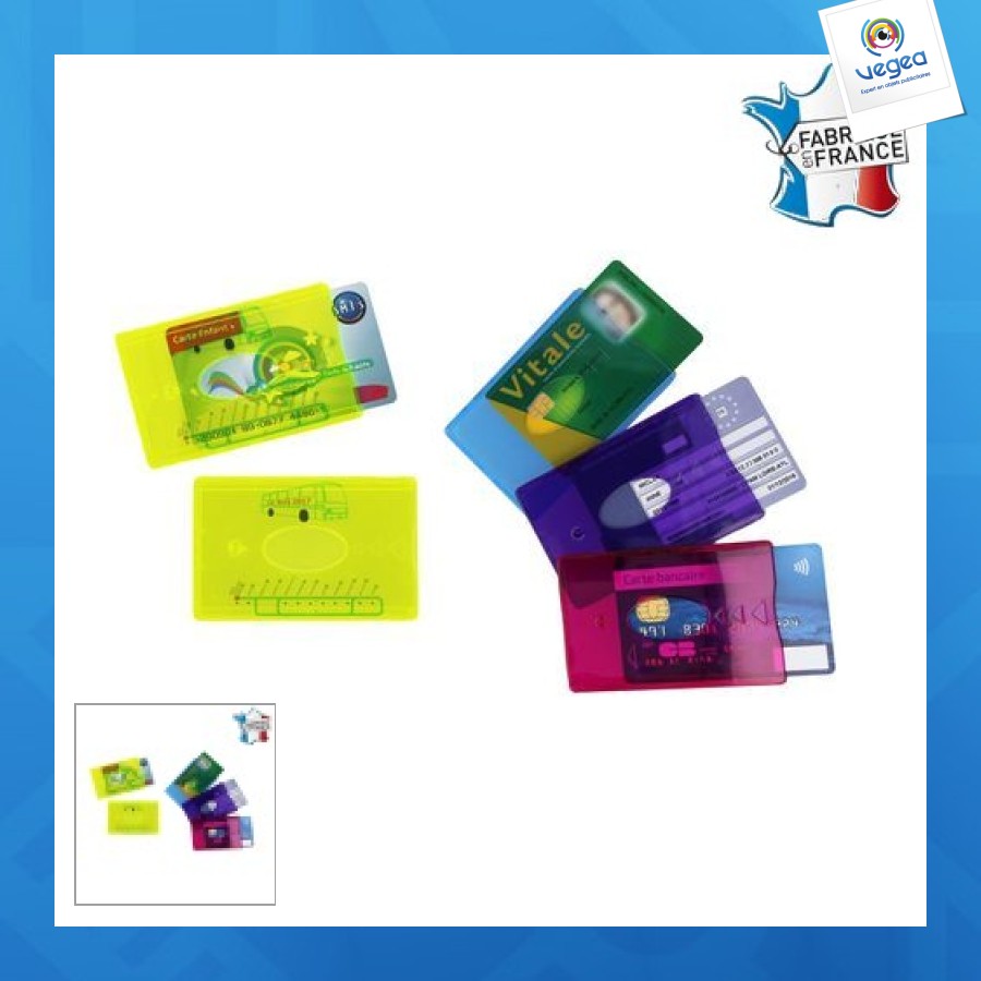 1-card translucent hard case