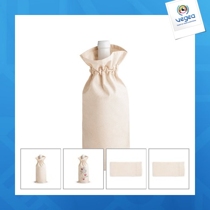 100% cotton bottle bag 