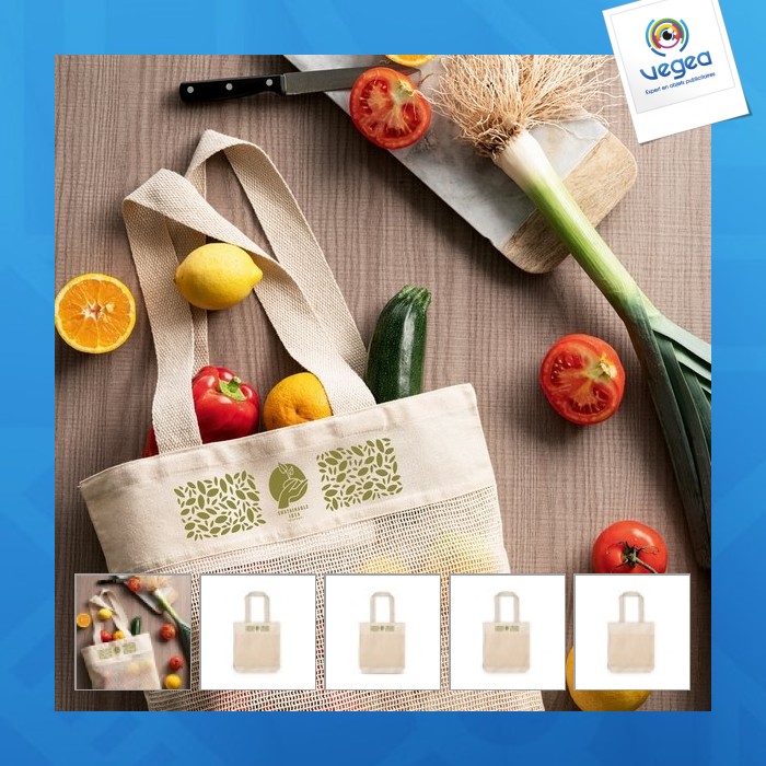 100% cotton mesh bag