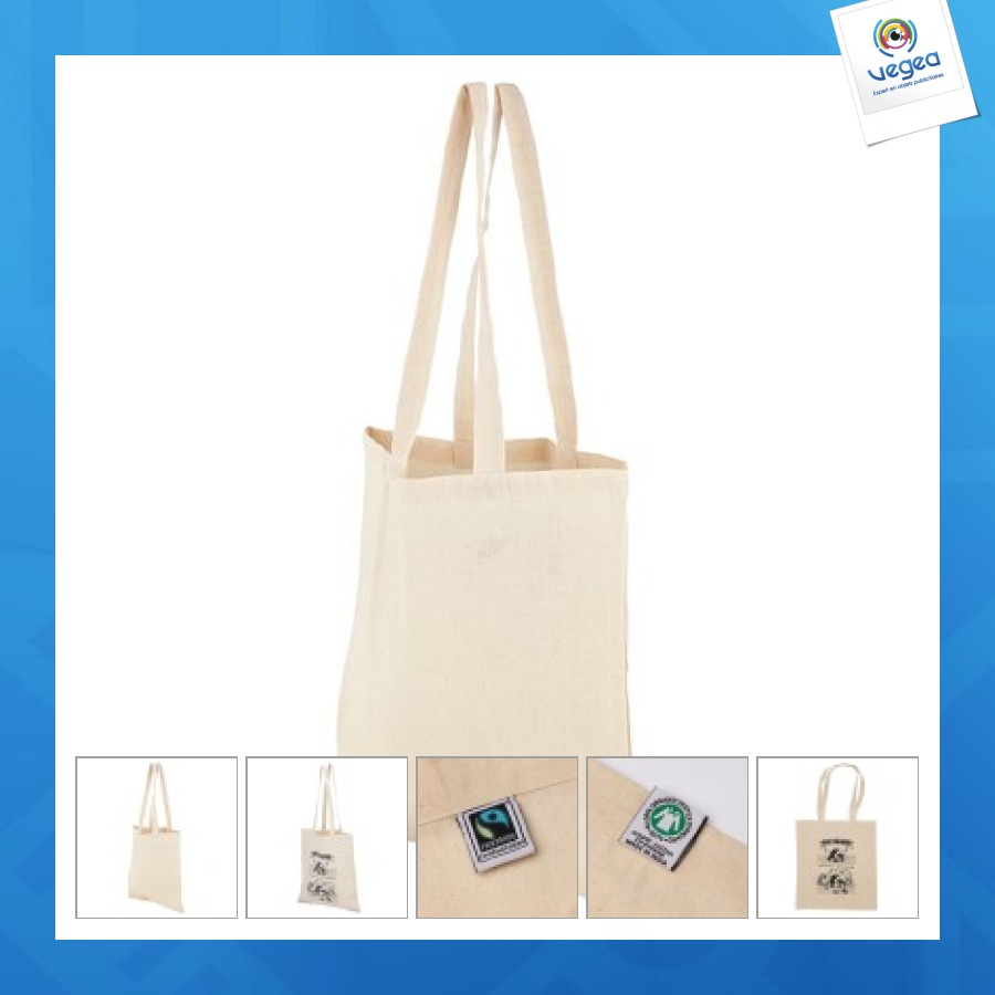 100% fair trade and organic cotton bag