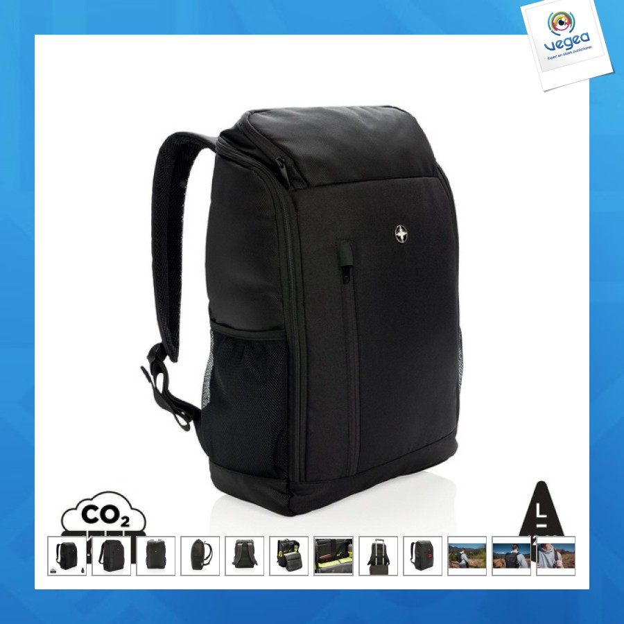 15' swiss peak aware computer backpack with easy access