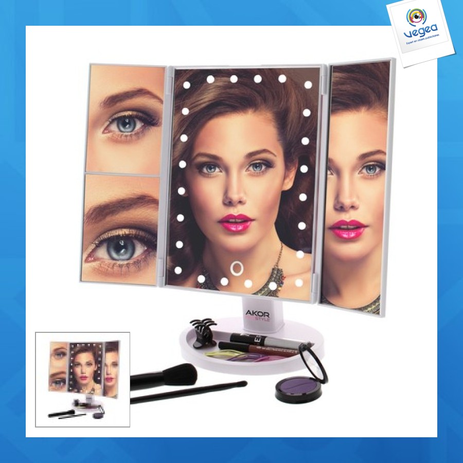 2-panel light mirror