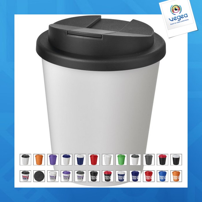 250ml brite-americano® espresso tumbler with spill-proof lid