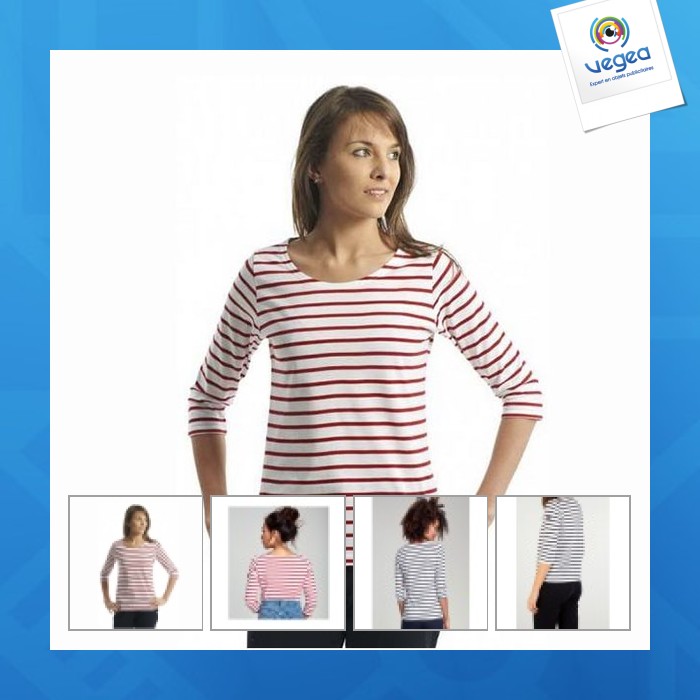 3/4-sleeve sailboat