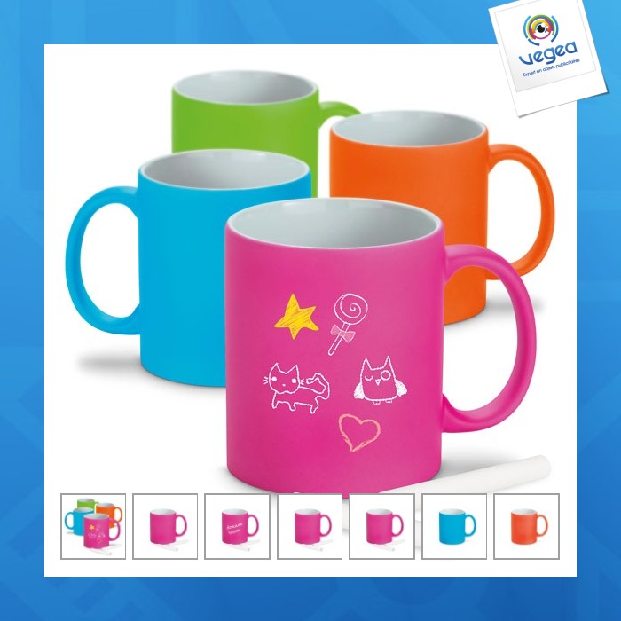 30 cl matt neon ceramic mug 