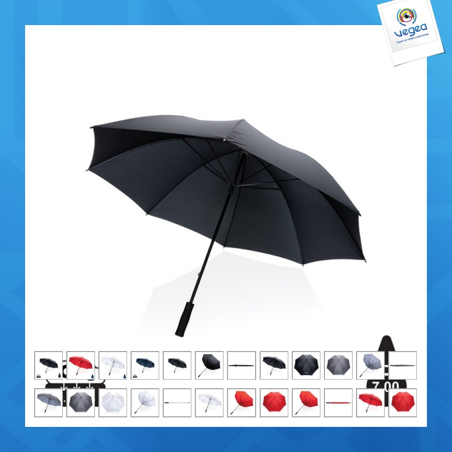 30" storm umbrella in rpet 190t impact aware