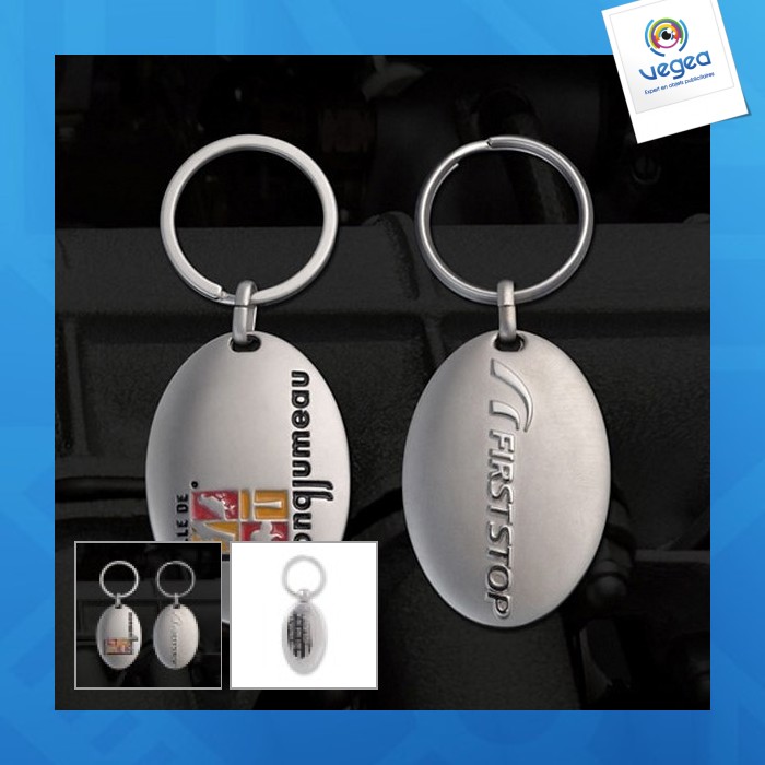 3d pebble key ring
