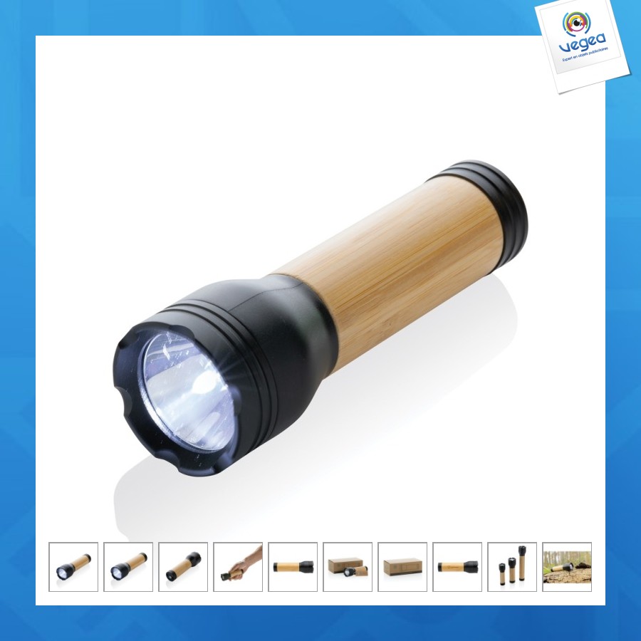 3w lamp in rcs recycled plastic and lucid bamboo