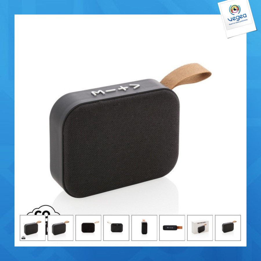 3w speaker with fabric