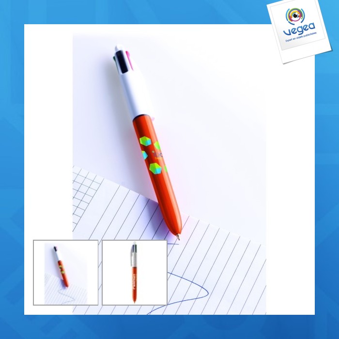 4 color bic pen with fine lead