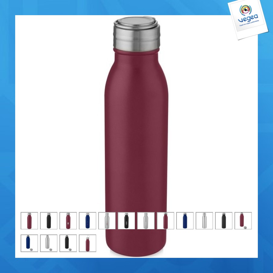 70cl stainless steel sports bottle with metal buckle